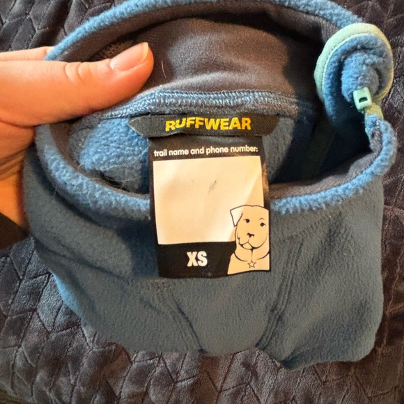 Blue Fleece Dog Jacket - Picture 4 of 4